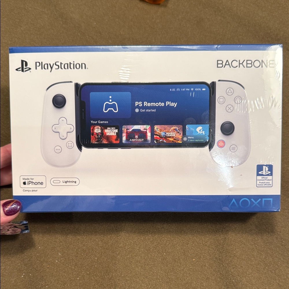 New in Box Sony PlayStation Backbone Controller - White